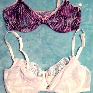 2 VICTORIA'S SECRET BRAS SIZE  36D